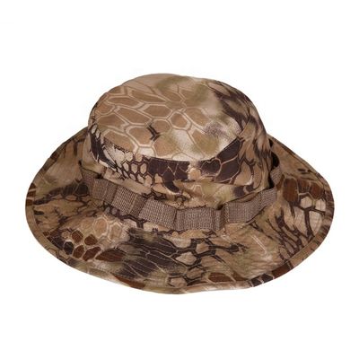 Bord large de camouflage imperméable pêchant le chapeau 58cm avec de la ficelle