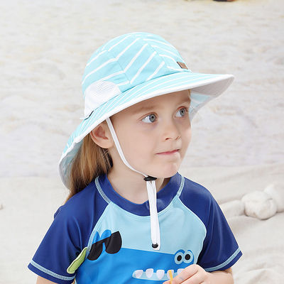 Couverture Safari Hat Cap d'aileron de cou d'enfant en bas âge de chapeau de Sun de filles de garçons de chapeau de plage d'été de bébé