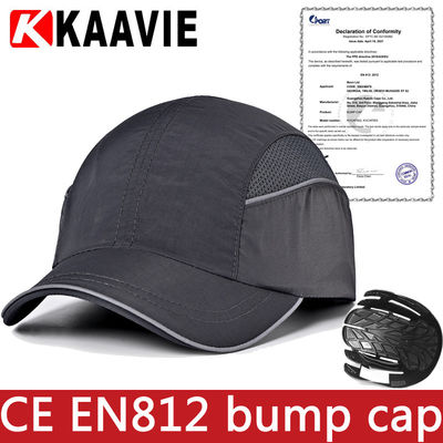 ABS Shell Safety Bump Cap de plastique EVA Pad Insert Breathable EN812