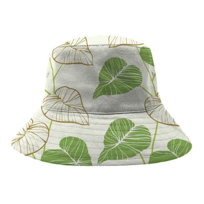 Polyester 100% extérieur imprimé de chapeaux de seau du logo 55cm pour des enfants