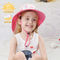 Le chapeau de soleil de bord de tissu léger de seau des enfants larges des chapeaux 43cm