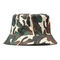 Chapeaux faits sur commande unisexes organiques de camouflage du chapeau 60cm de seau de coton d'ODM d'OEM