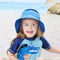 Couverture Safari Hat Cap d'aileron de cou d'enfant en bas âge de chapeau de Sun de filles de garçons de chapeau de plage d'été de bébé