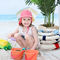 Les chapeaux de la plage des enfants de la couverture 46cm de cou débordent au loin le polyester 100% d'UPF 50+