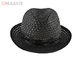raphia unisexe Straw Bucket Hat For Summer de poids léger de 58cm extérieur