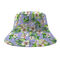 Polyester 100% extérieur imprimé de chapeaux de seau du logo 55cm pour des enfants