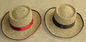 Blé UV 58cm de coolie de protection de Straw Sun Hats de blanc simple large de bord