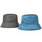 Bord extérieur UPF50+ du chapeau 6cm de seau de pêche de réversible de tissu long augmentant des chapeaux