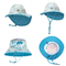 Bord large réglable du chapeau UPF 50+ de piscine de plage de bain d'enfant en bas âge de chapeau de Sun de bébé de 48cm