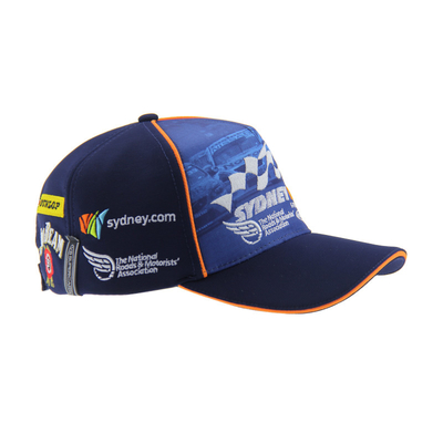 Cinq panneaux de course Casquettes de baseball Logo brodé à la mode