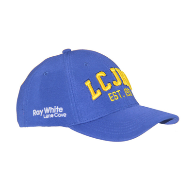 Une casquette de base-ball de course sur mesure, 6 panneaux réglables, broderie.