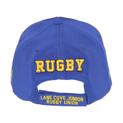 Une casquette de base-ball de course sur mesure, 6 panneaux réglables, broderie.