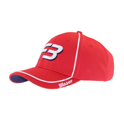 Caps de baseball de course 100% polyester PU tissé avec broderie au fil d'or