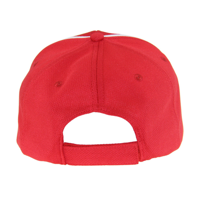 Caps de baseball de course 100% polyester PU tissé avec broderie au fil d'or