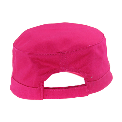Capuchon militaire 100% en coton rouge avec broderie personnalisée et cristal sur le devant et le haut