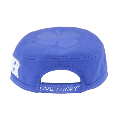 SGS Caps militaires brodés en toile bleue Caps militaires brodés occasionnels