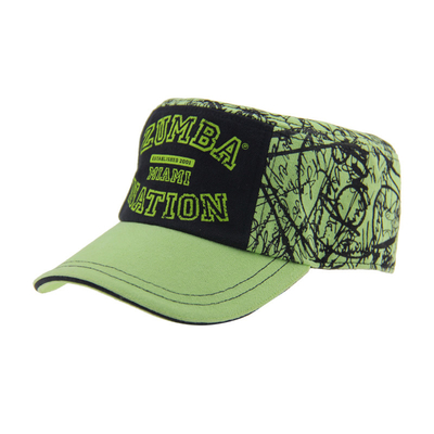 Personnalisation Chapeau de cadet brodé vert réglable en extérieur à la mode