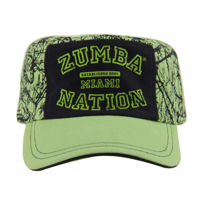Personnalisation Chapeau de cadet brodé vert réglable en extérieur à la mode