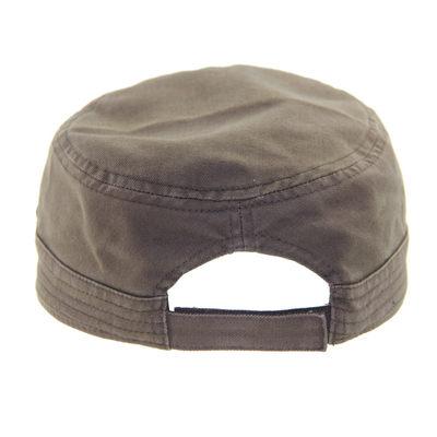 Chapeau militaire en coton vintage à la mode Chapeau militaire brodé réglable