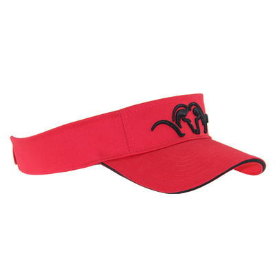 Viseur de plage pour hommes en coton pour adultes Embroidery 3D Femmes Golf Chapeaux de soleil personnalisables