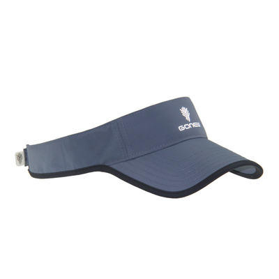 Polyester Tennis Visor solaire Bonnet Visor solaire de course avec fermeture arrière en velours