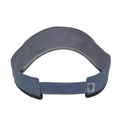 Polyester Tennis Visor solaire Bonnet Visor solaire de course avec fermeture arrière en velours