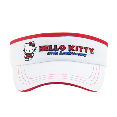 Enfants légers Visor solaire Casquettes blanches Visor à l'ombre du soleil Bonnet réglable Fermeture