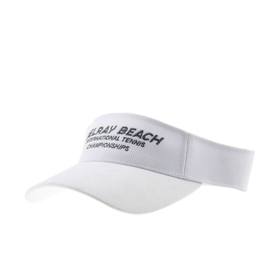Broderie personnalisée Visor solaire Casquettes blanches Pour courir confortablement