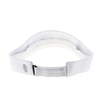 Broderie personnalisée Visor solaire Casquettes blanches Pour courir confortablement