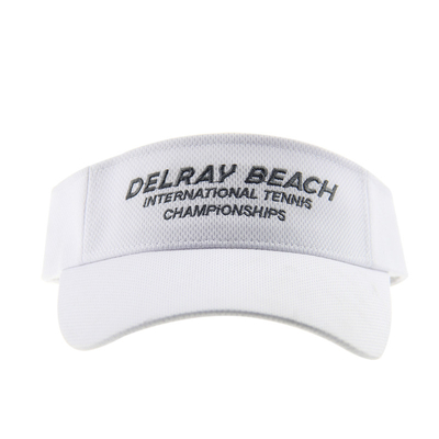 Broderie personnalisée Visor solaire Casquettes blanches Pour courir confortablement