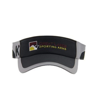 Polymesh de l'été Broderie Sports Visor solaire Casquettes avec pic courbé