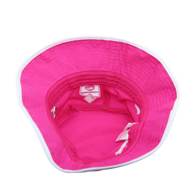 Taille OSFM Cadeaux de cuvette brodés sur mesure en coton brossé Cadeaux de pêche féminins rose