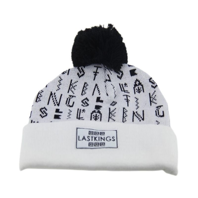 Chapeau en tricot à manche en micro-vêtement pour homme avec logo personnalisé brodé
