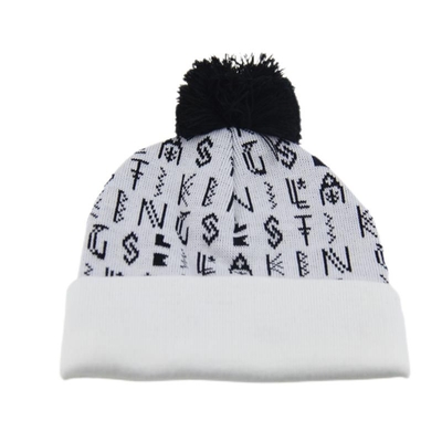 Chapeau en tricot à manche en micro-vêtement pour homme avec logo personnalisé brodé