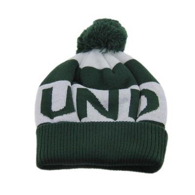 Impression de logos personnalisés Chapeaux à bonnet tricotés avec motif Pom Pom Jacquard