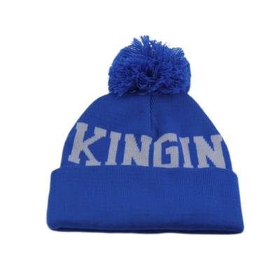 OEM ODM Femelle Bonnet à chapeau Bonnet à chapeau d'hiver Pom Pom On Top