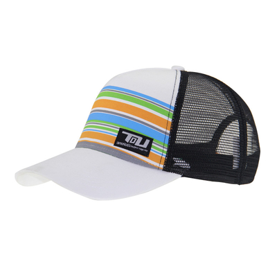 Chapeau de camionneur de taille moyenne chapeau de camionneur coloré chapeaux de camionneur personnalisés rayures d'impression
