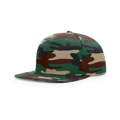 Snapback avant personnalisé 5 chapeaux à panneau à pic plat Snapback de profil moyen