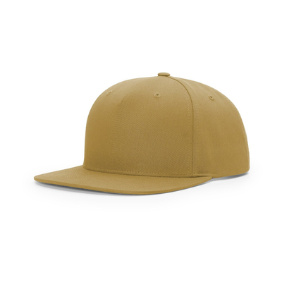 Snapback avant personnalisé 5 chapeaux à panneau à pic plat Snapback de profil moyen