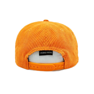 Unisexe construit 6 panneaux Snapback chapeau Corduroy Peak plat Profil moyen Snapback