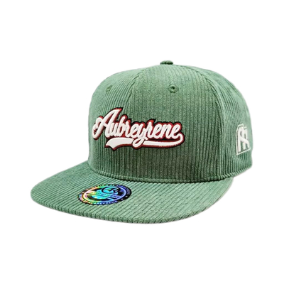 Unisexe construit 6 panneaux Snapback chapeau Corduroy Peak plat Profil moyen Snapback