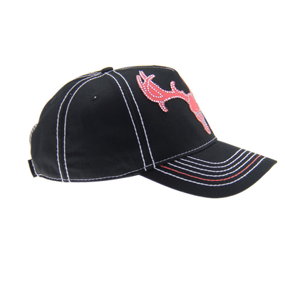 Viseur pré-courbé Chauffon de baseball en coton brossé 5 Panneau Chapeau de baseball de chasse pour homme