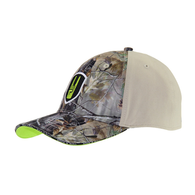 Stylé 6 panneaux camouflage casquettes de baseball broderie monté casquettes de chasse camouflé