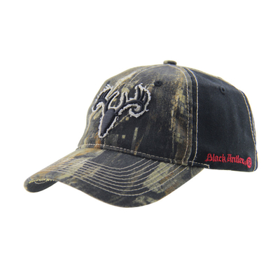 6 Panneaux de camouflage Broderie Casquettes de base-ball en plein air, Unisexe Chapeau de chasse réglable à profil bas
