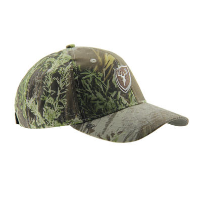 6 Panneaux de camouflage Broderie Casquettes de base-ball en plein air, Unisexe Chapeau de chasse réglable à profil bas