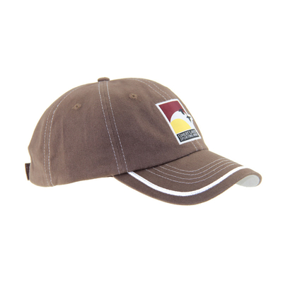 Embroideries en coton classique Casquettes de base-ball en plein air 6 panneaux construits