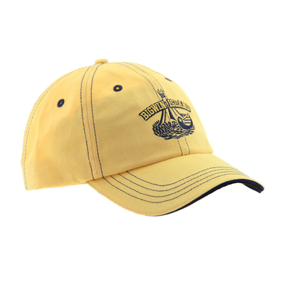 6 Panneaux de base en coton brodé Casquettes de baseball, Sandwich à profil bas Ajustable Casquettes pour hommes et femmes
