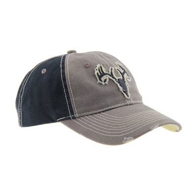 Casquettes de base-ball vintage à bord incurvées et déprimées Casquettes de base-ball lavées et personnalisables