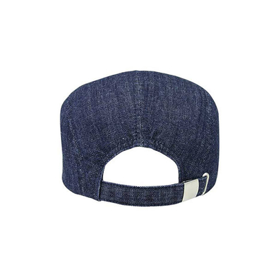 Caps de base-ball de 5 panneaux en denim, caps réglables à profil bas pour hommes et femmes