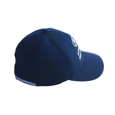 OEM Broderie Casquettes de baseball de course réglables à six panneaux à profil bas